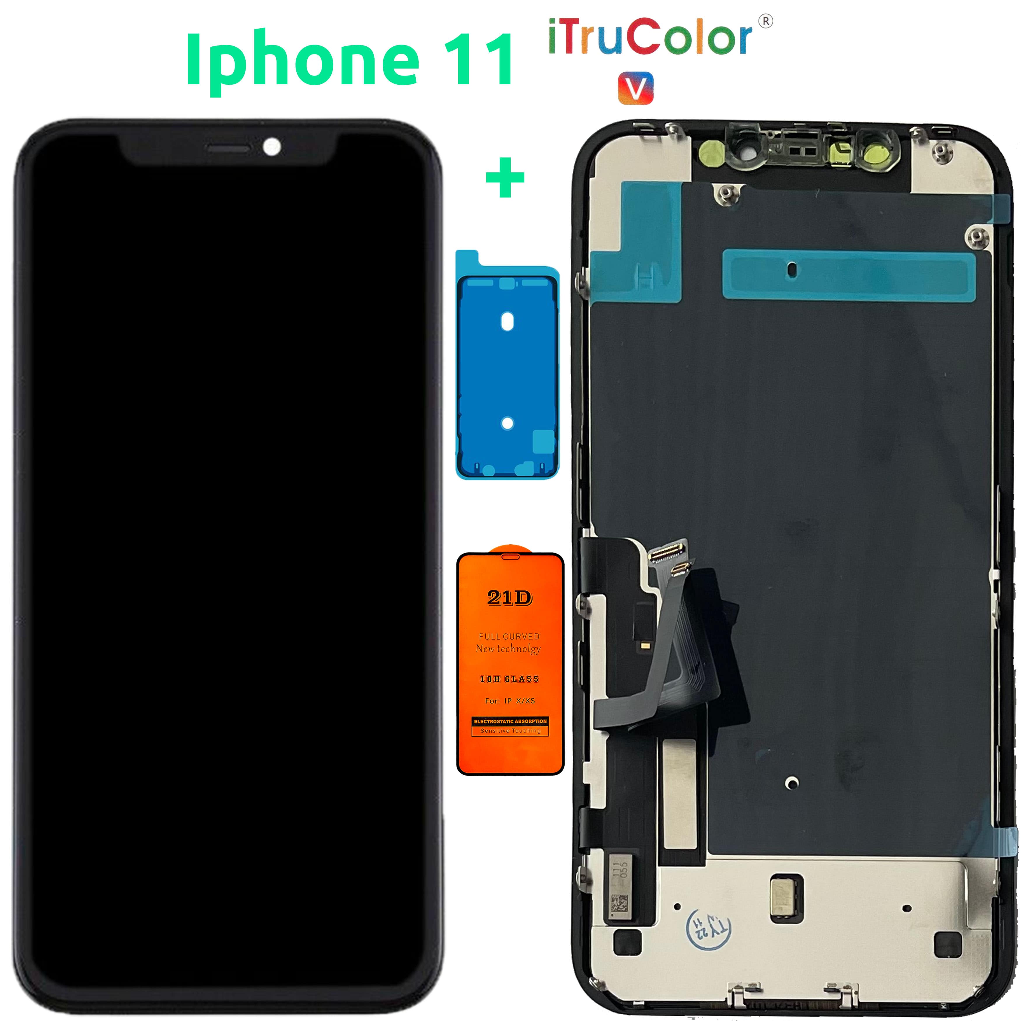 Display Schermo Lcd per Iphone 11 Incell iTruColor pari all'originale Nero